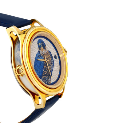Vogel Mosaik Uhr