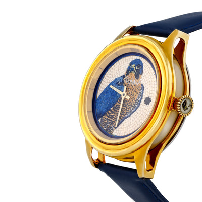 Vogel Mosaik Uhr