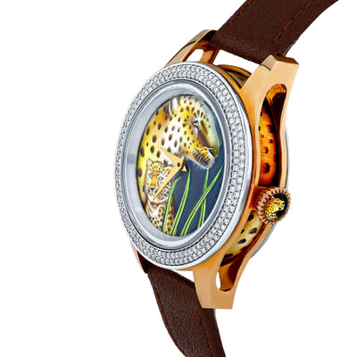 Elegant leopard watch
