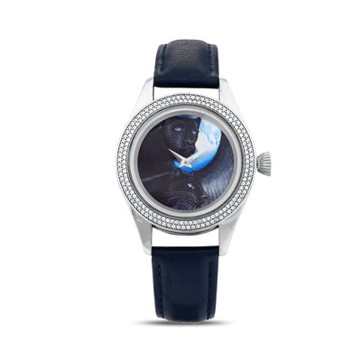 Schwarze Panther Uhr
