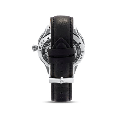 Black and White Horse Clock