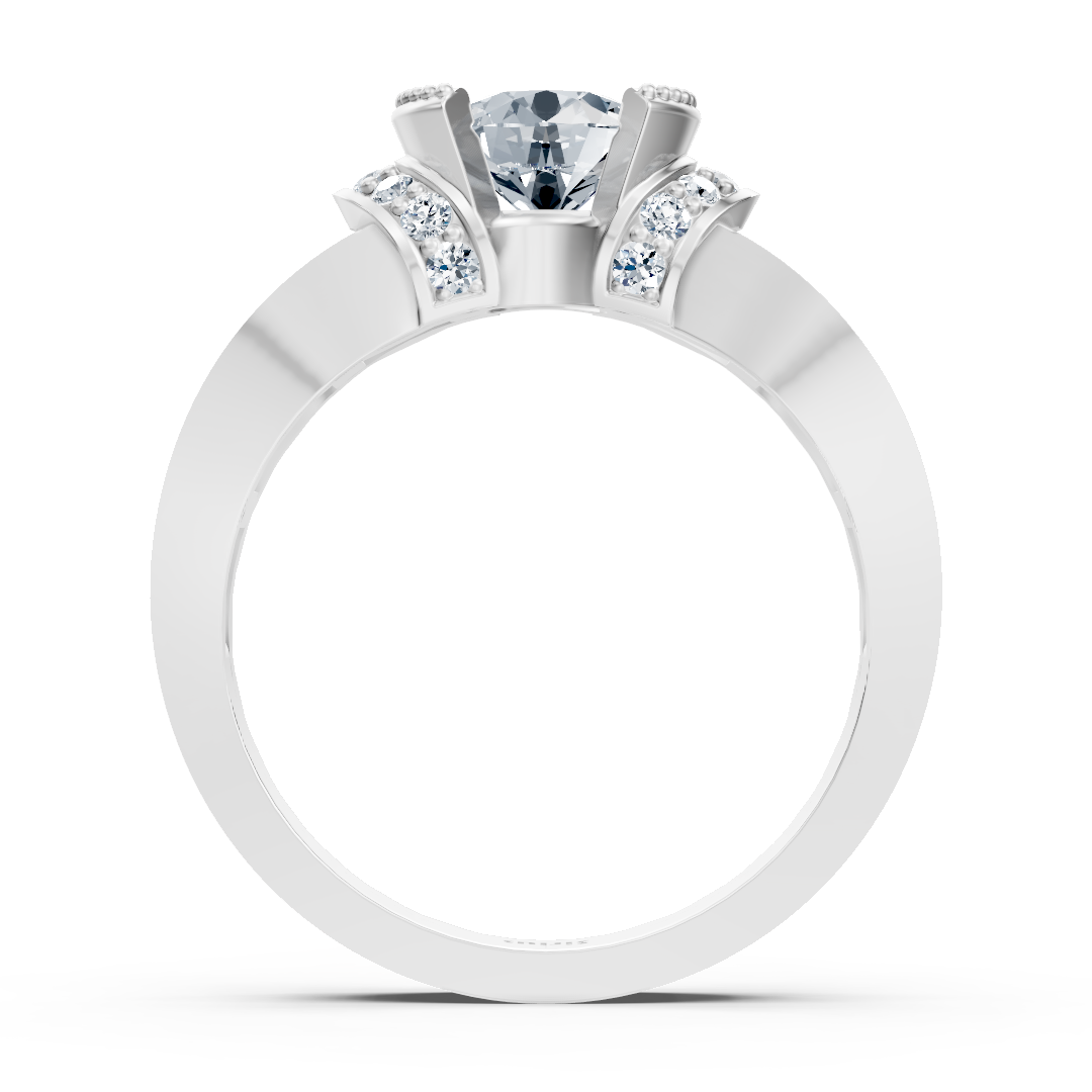 diamond ring white gold