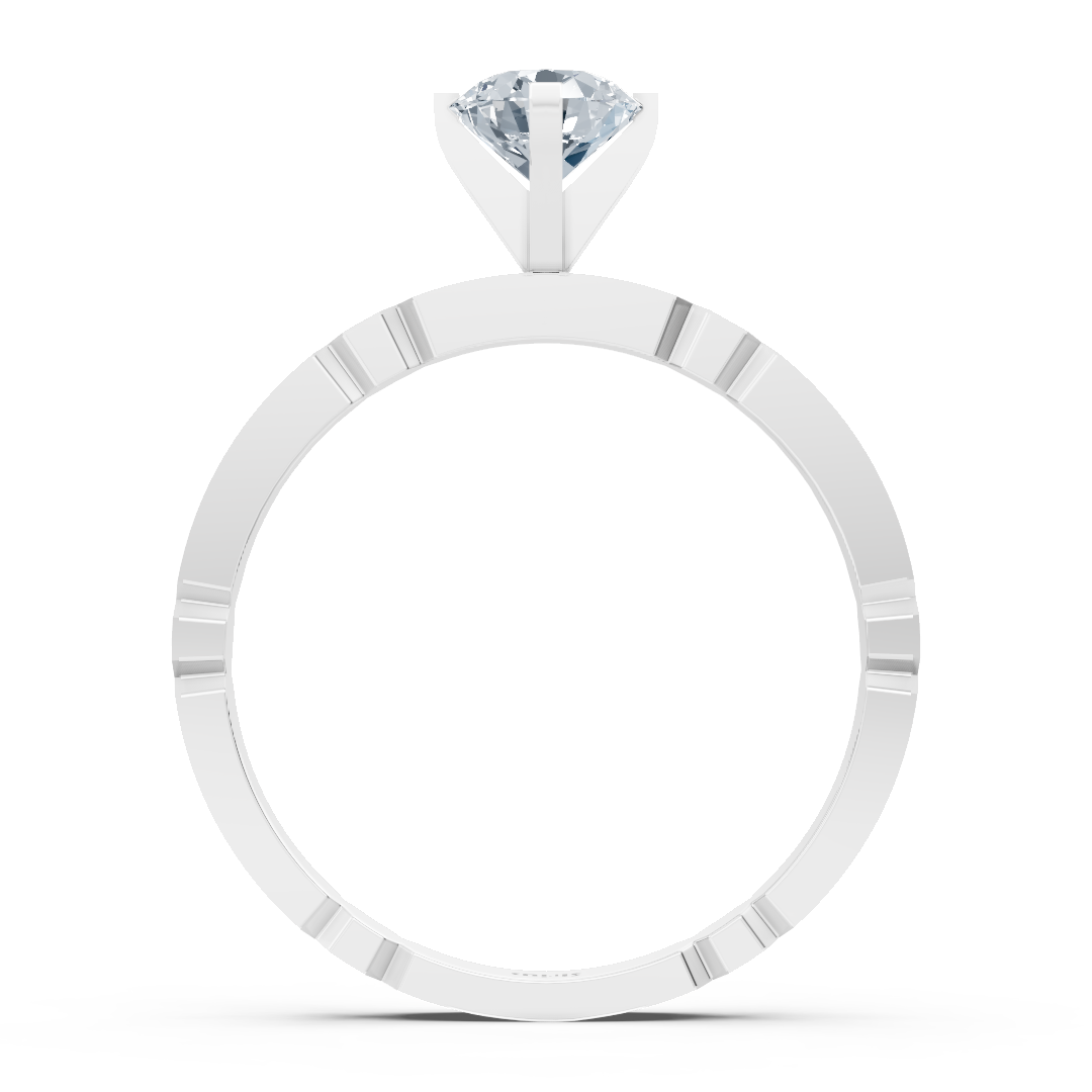 White gold diamond ring - timeless design