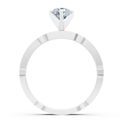 White gold diamond ring - timeless design