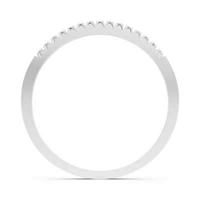 Weißgold Diamant Memoire Ring