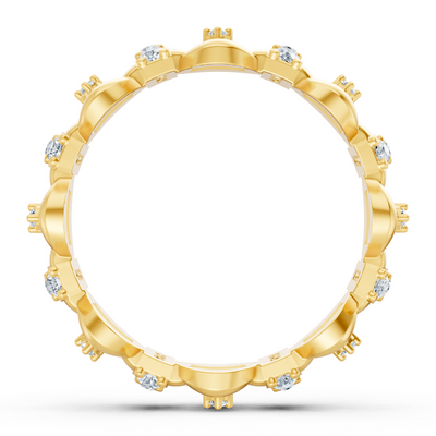 Faszinierender Formenmix Diamantring - 14K Gelbgold, ca. 0.40 Karat