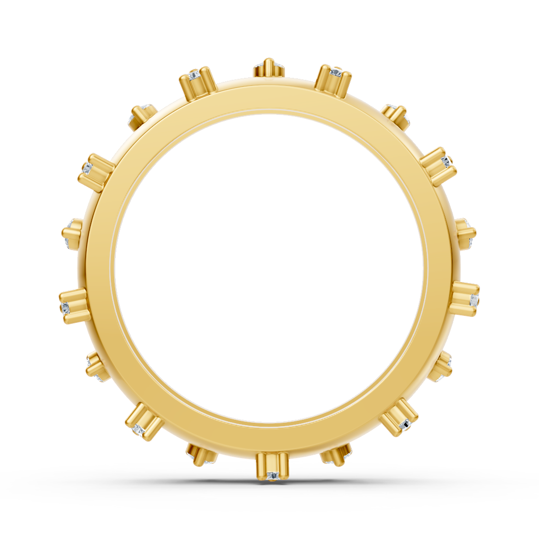 Eleganter Diamantring aus 14K Gelbgold – 0,252 Karat