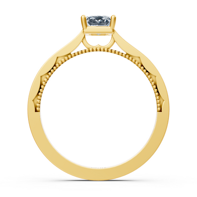 Solitär Diamantring Gelbgold
