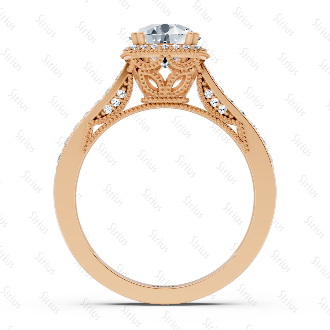 Solitär Diamantring Roségold
