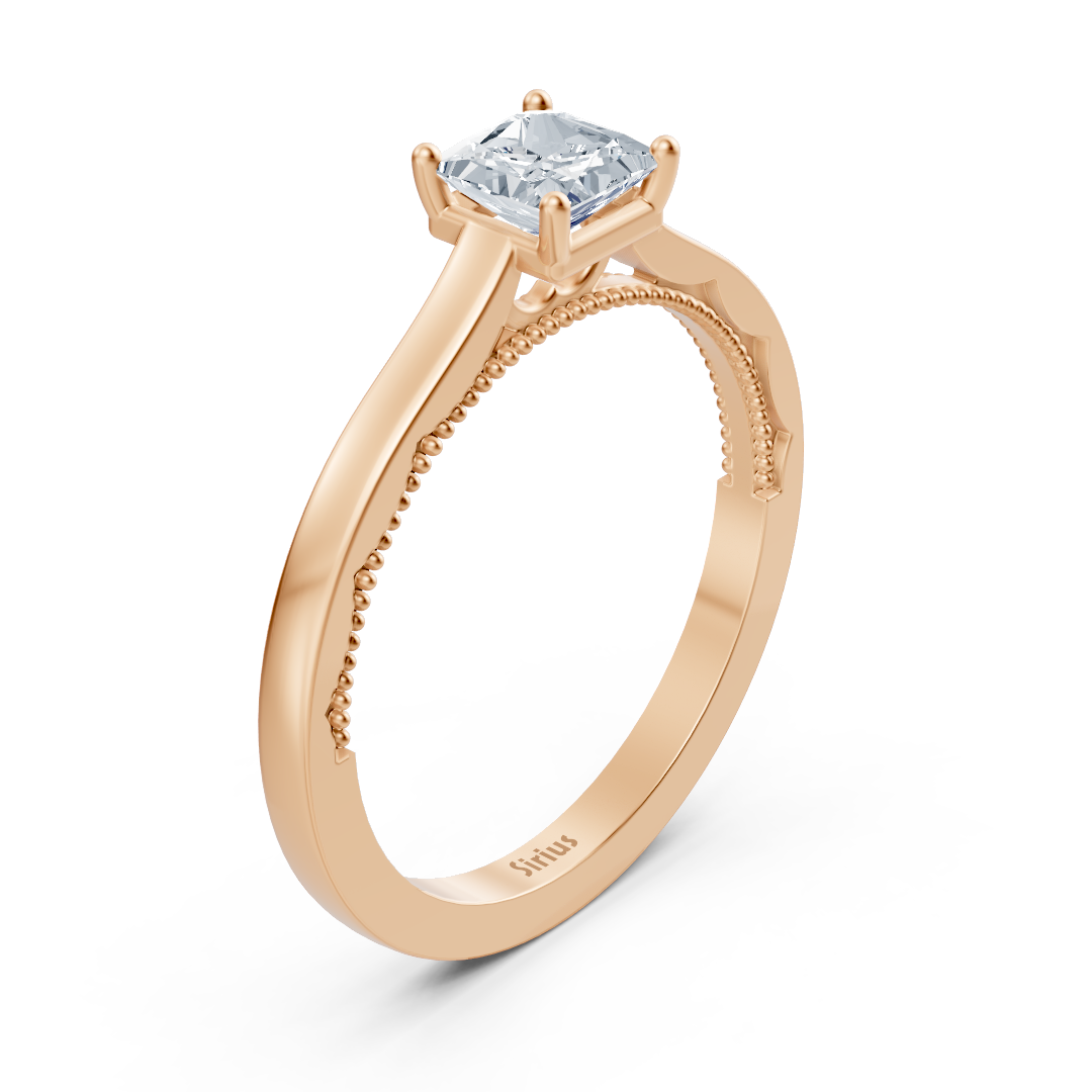 Solitär Diamantring Roségold