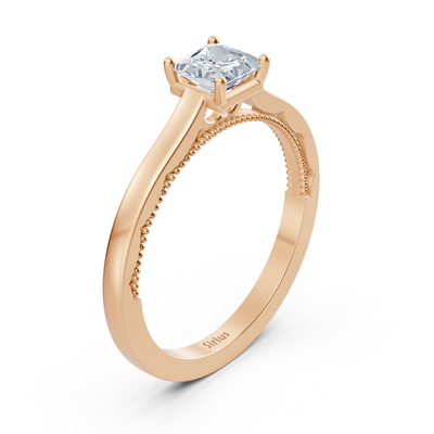 Solitär Diamantring Roségold