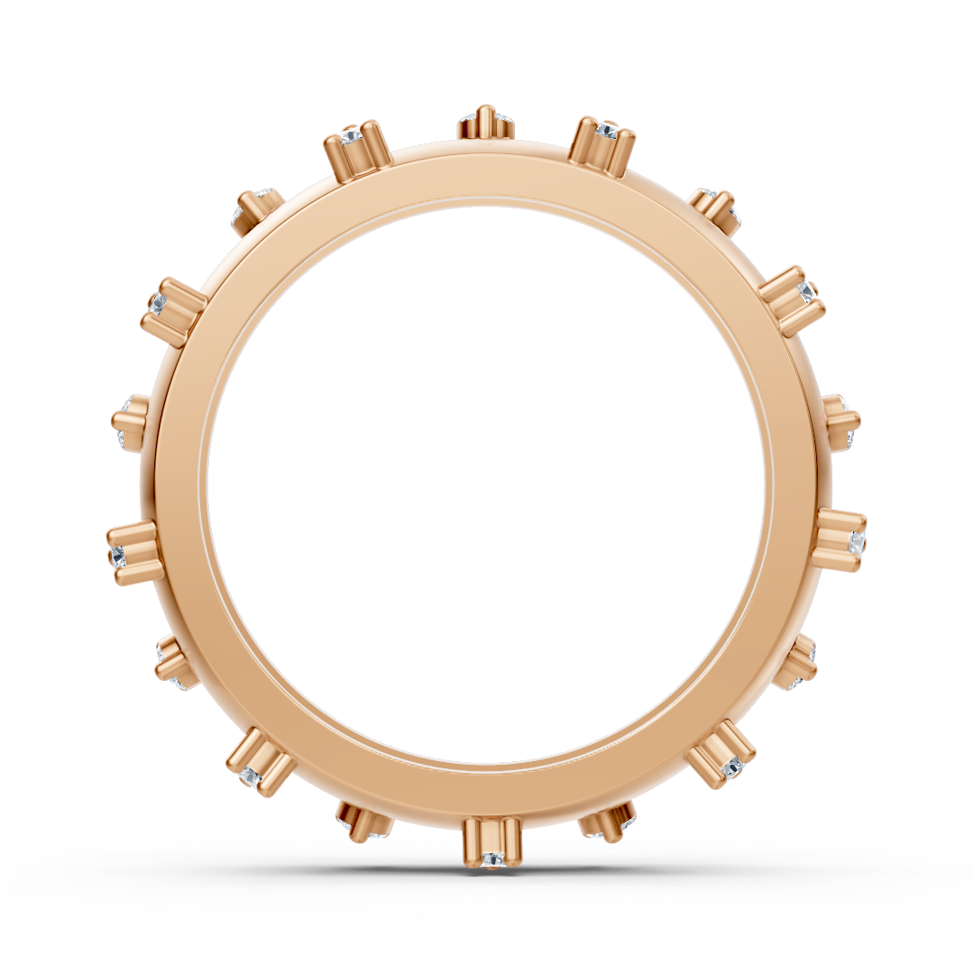 Eleganter Diamantring aus 14K Rosegold – 0,252 Karat