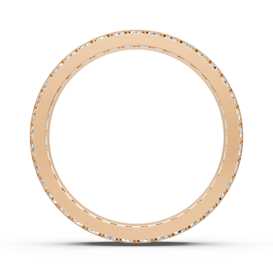 Birgie 14K Roségold Diamantring – 0,518ct Brillanten