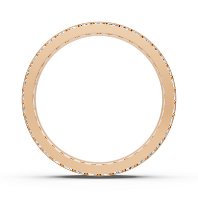 Birgie 14K Roségold Diamantring – 0,518ct Brillanten