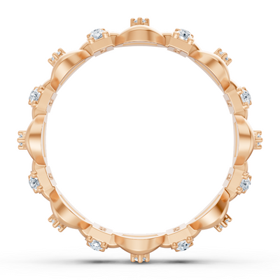 Faszinierender Formenmix Diamantring - 14K Roségold, ca. 0.40 Karat