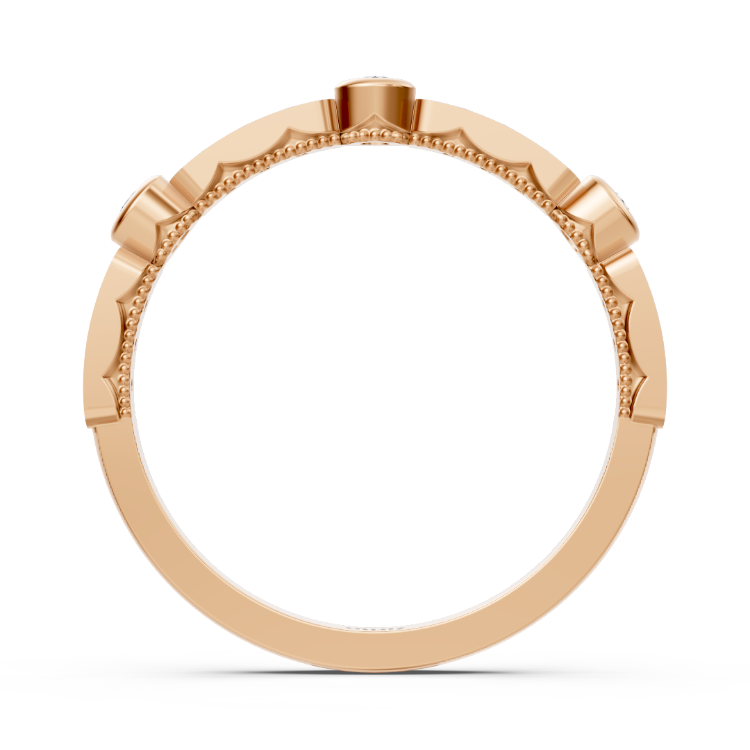 Memoire Diamantring Gelbgold