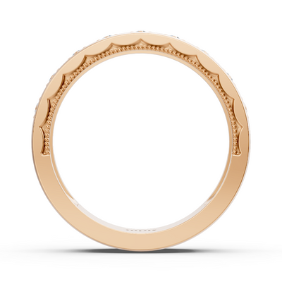 Eleganter Diamantring aus Rosegold | 14K | 0,11 ct