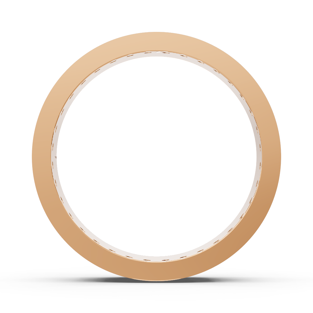 Exquisite diamond ring in 14K rose gold