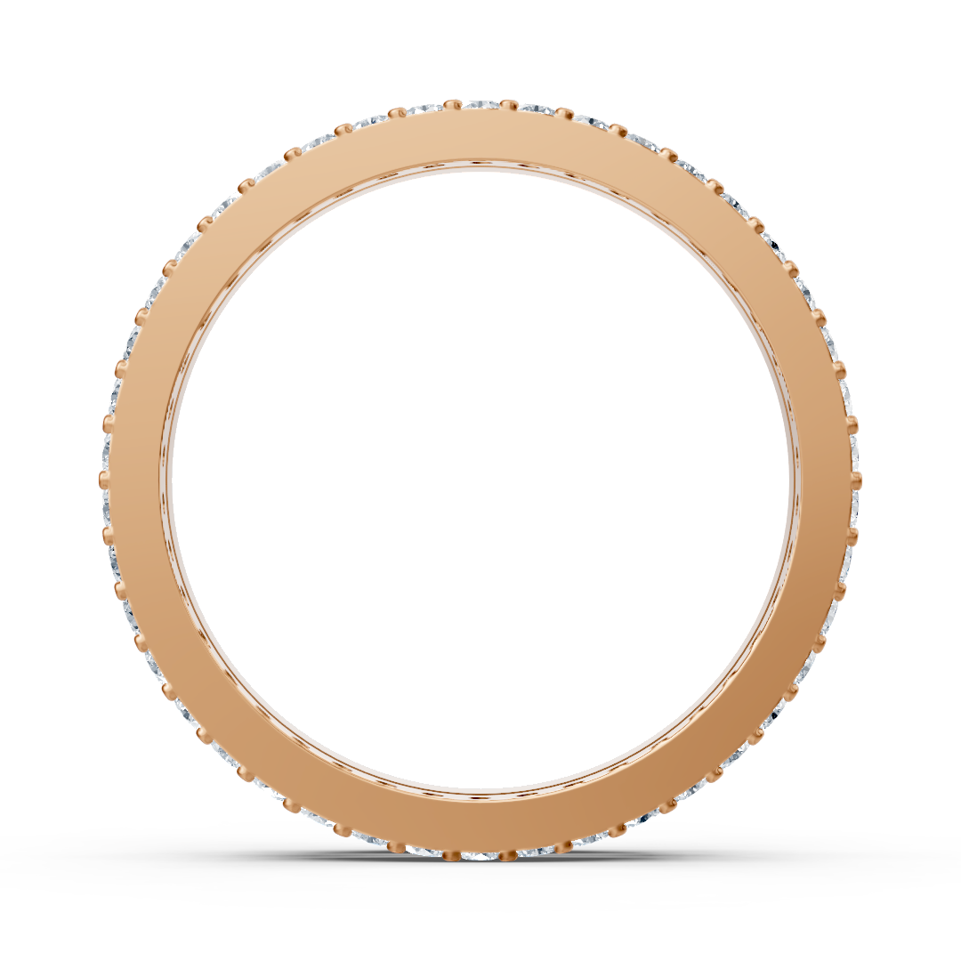 Diamant-Eternity-Ring 14K Rosegold – 0,42 ct