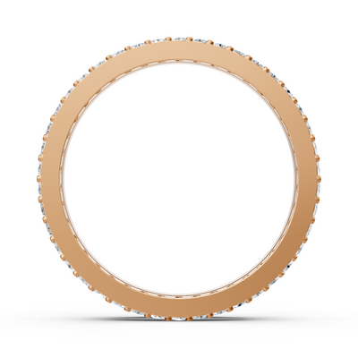 Diamant-Eternity-Ring 14K Rosegold – 0,42 ct