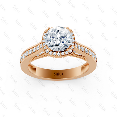 Solitär Diamantring Roségold