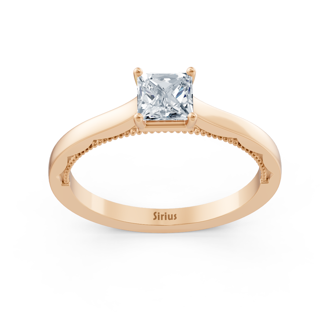 Solitär Diamantring Roségold