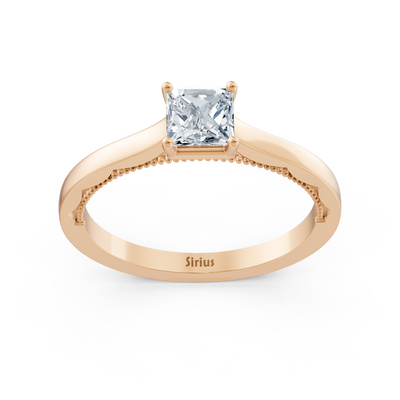 Solitär Diamantring Roségold