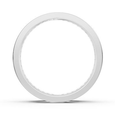 Weissgoldener Diamantring mit filigranem Wellenmuster
