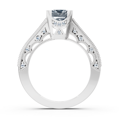 Vintage Inspiriert Diamantring Weißgold