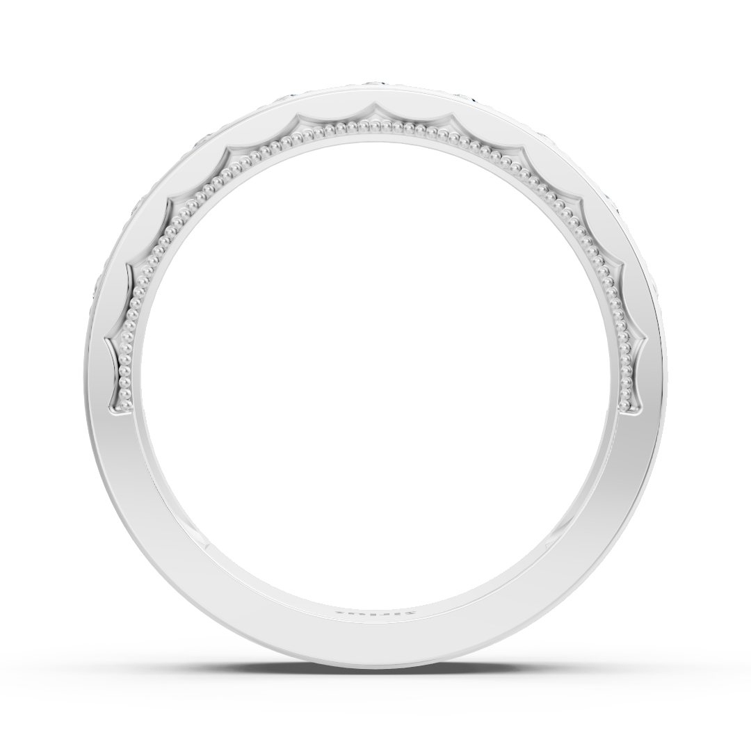 Eleganter Diamantring aus Weißgold | 14K | 0,11 ct