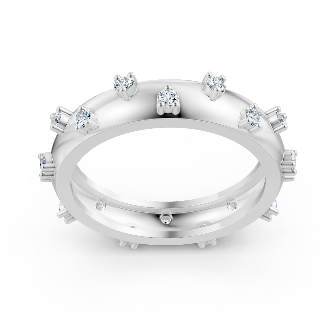 Eleganter Diamantring aus 14K Weißgold – 0,252 Karat