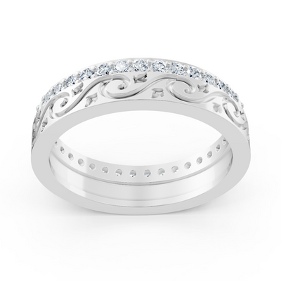 Birgie 14K Weissgold Diamantring – 0,518ct Brillanten