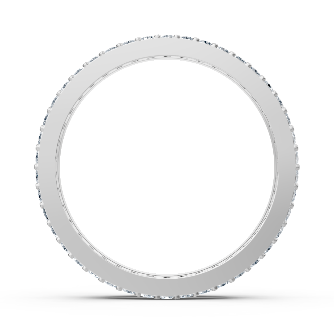 Diamant-Eternity-Ring 14K Weißgold – 0,42 ct
