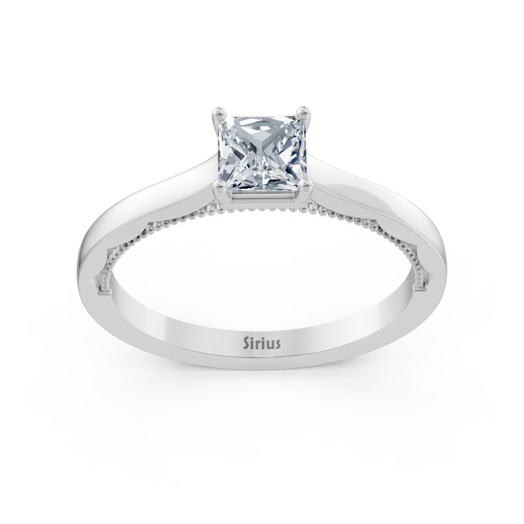 Solitär Diamantring aus Weißgold mit funkelndem Brillanten – luxuriöser Verlobungsring